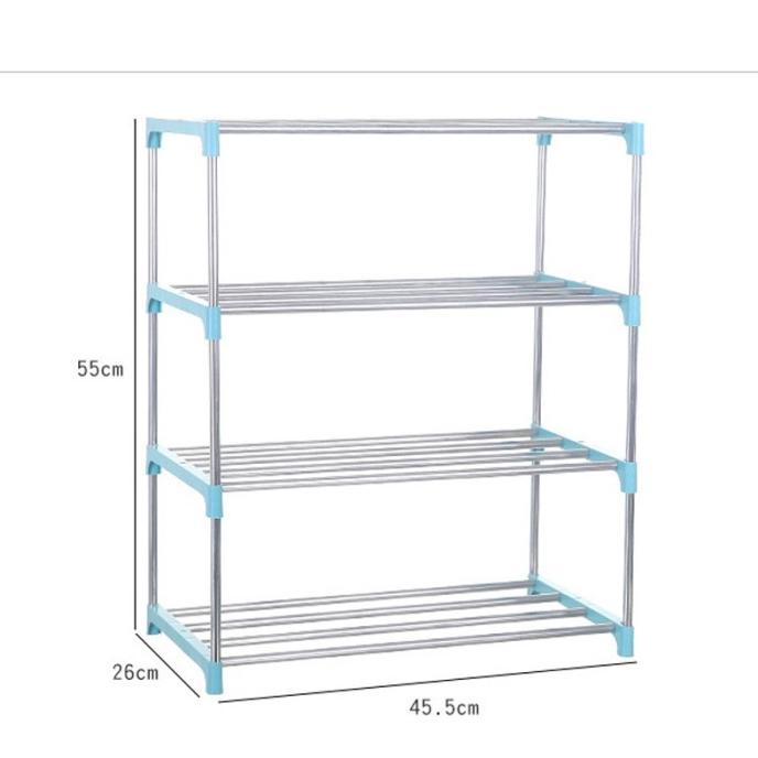 Rak Susun 4 Import Rak Rak Sepatu Sepatu Besi Sepatu Rak Sepatu Murah Astaningtyas13