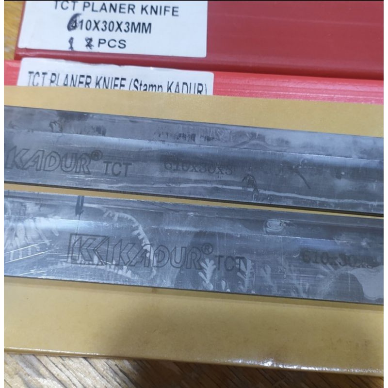 pisau planer TCT merk KADUR 610×30×3mm