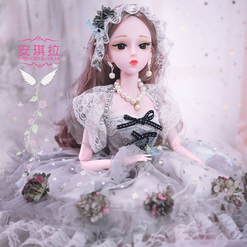 Baby formeel van mening zijn Jual Mainan anak | Barbie 60cm | Semi BJD doll | Boneka anak perempuan |  Size besar | Barbie Full set | Shopee Indonesia