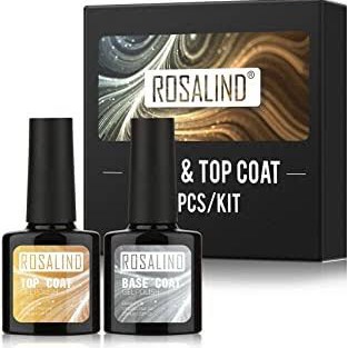 ROSALIND 10ml base coat top coat ORIGINAL soak off gel polish kutek Produk Good Quality