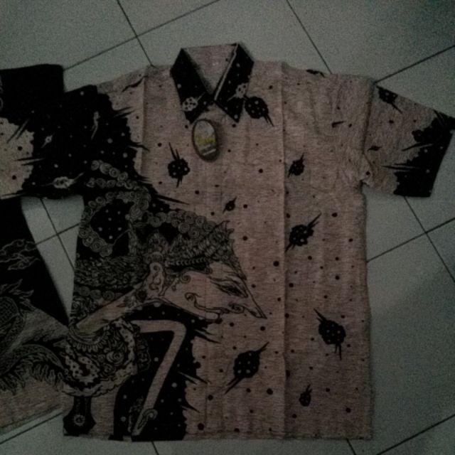 Meifa Batik Kemeja Batik Wayang Tunggal | Atasan Pria | Termurah Berkualitas | Batik Pekalongan