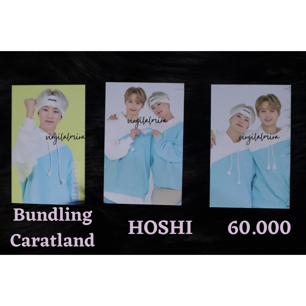 PC PHOTOCARD POLAROID HOSHI SEVENTEEN CARATLAND 2020