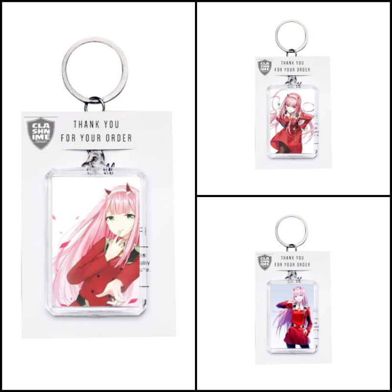 Ganci Gantungan Kunci Anime Zero two