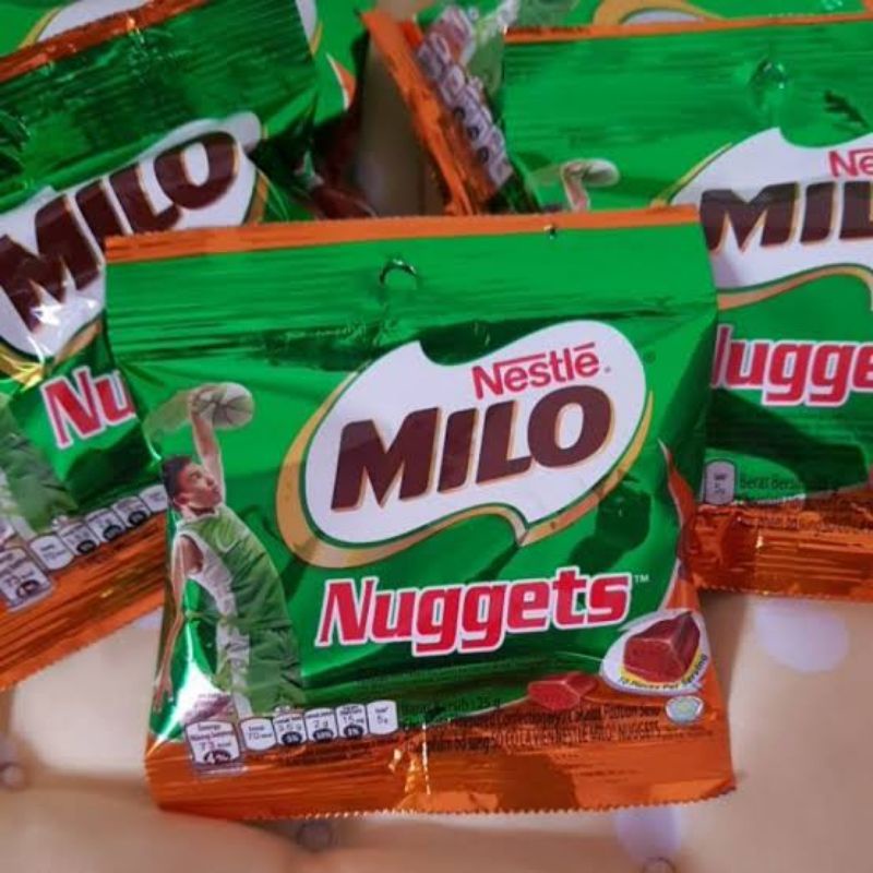 

Nestle MILO NUGGETS 3@30 GR. Isi 3 Sachet. Energy Choco