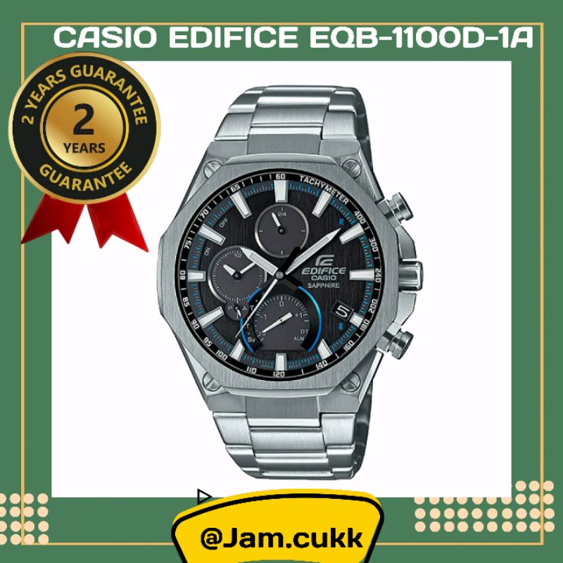 CASIO EDIFICE EQB-1100D-1A ORIGINAL FULLSET BERGARANSI