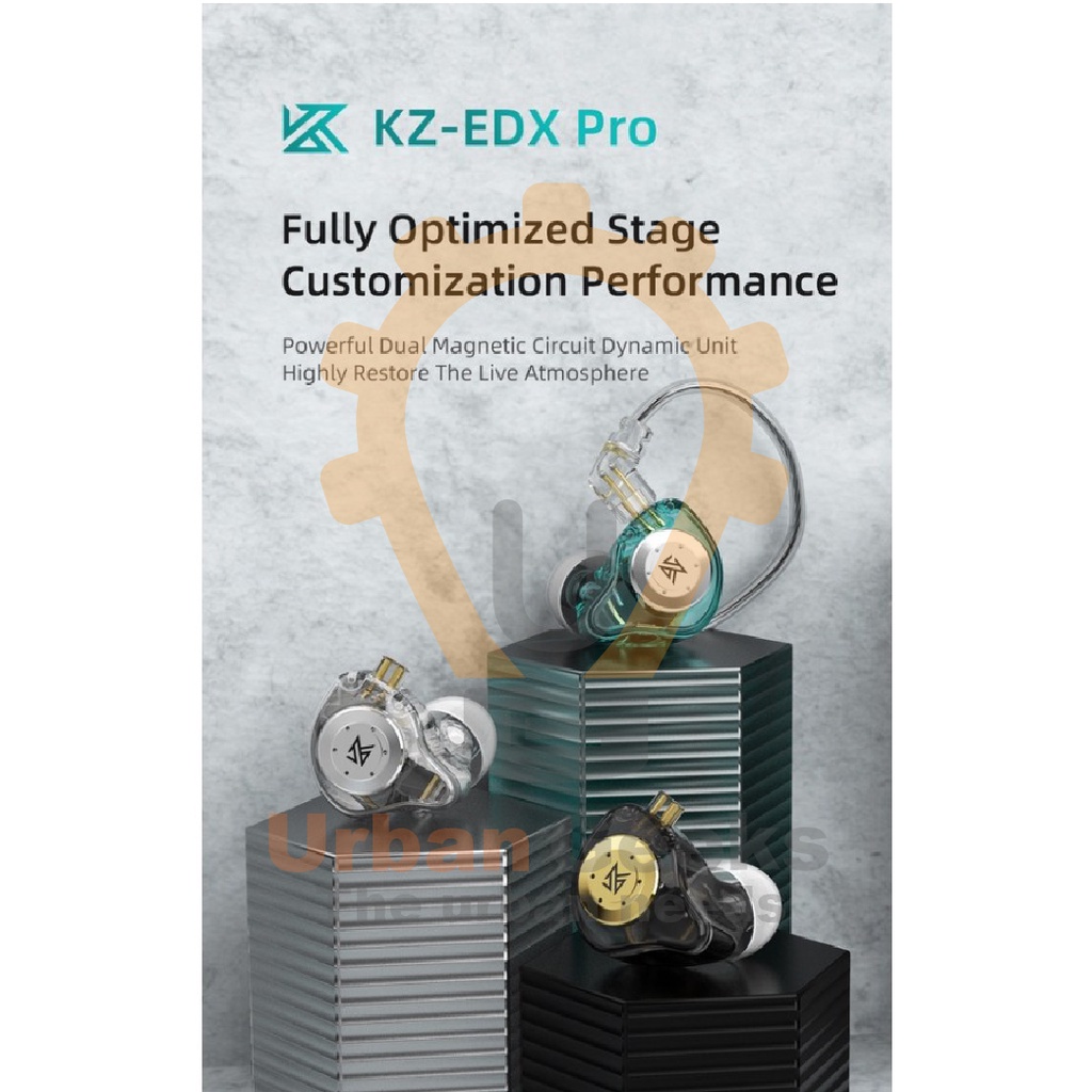 Earphone Knowledge Zenith KZ EDX Pro Basshead Earphone with Mic
