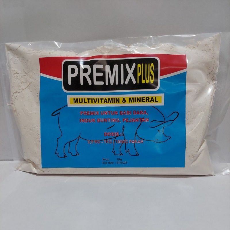 PREMIX PLUS MULTIVITAMIN & MINERAL UNTUK BABI DARA, BUNTING & PEJANTAN