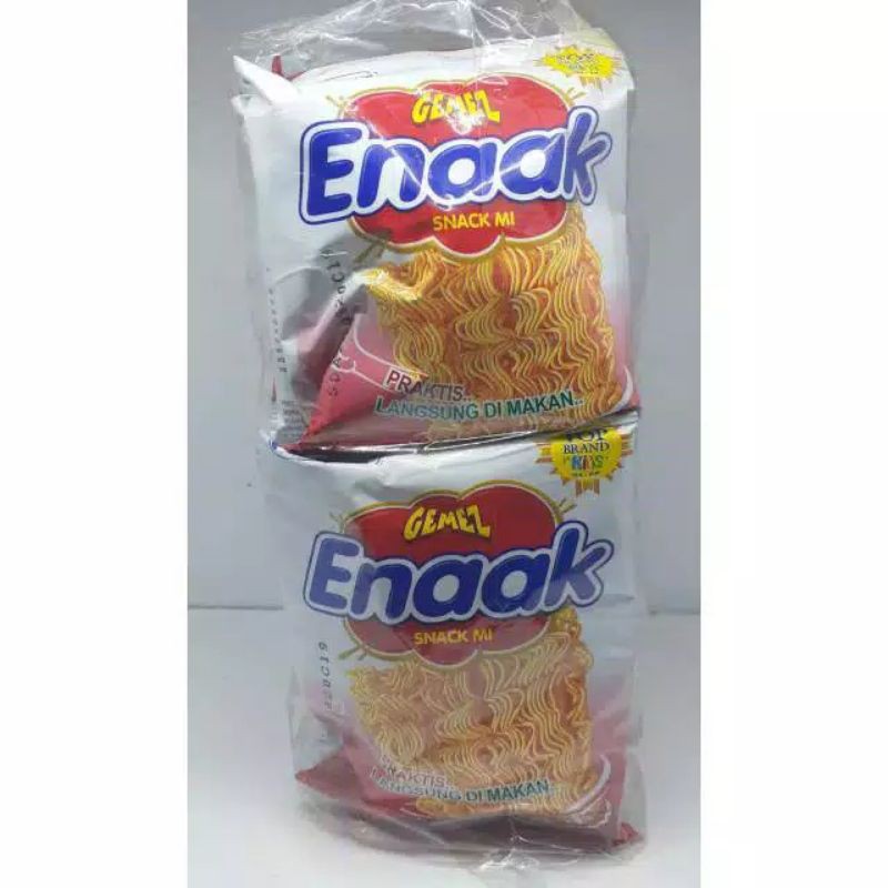 

MIE GEMEZ Snack Mie Langsung Dimakan 1 renceng isi 20×18gram