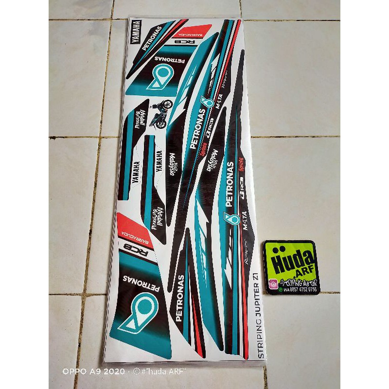 striping jupiter z1 sticker jupiter z1 striping variasi jupiter z1 "PETRONAS"