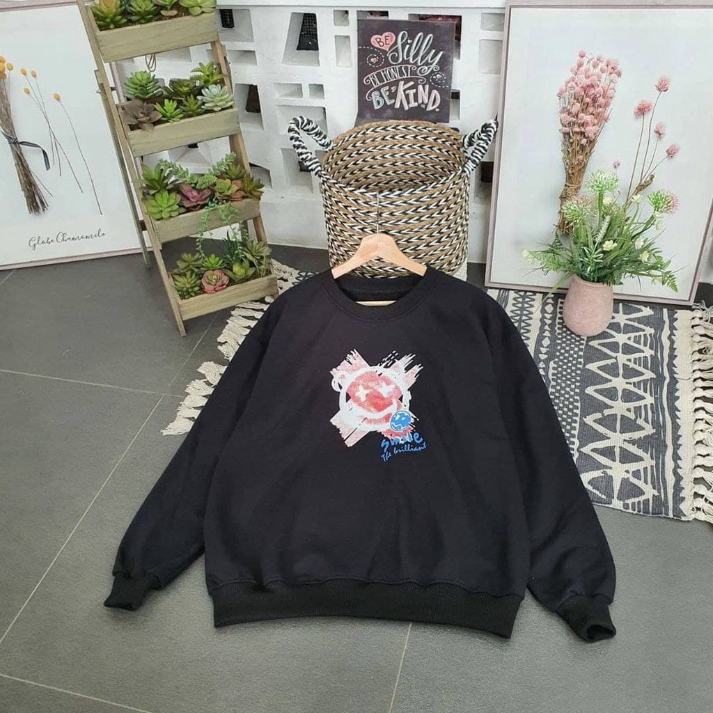 Nara Grosir - X Smile XXL Sweater | Fashion Terkini | Sweater Termurah