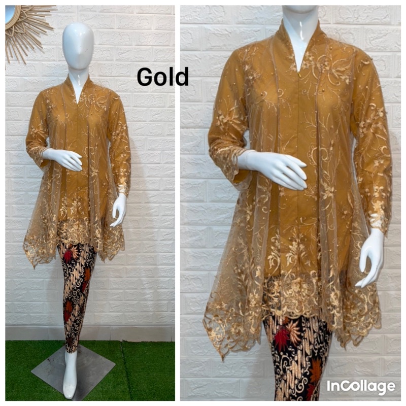 Kebaya Tunik/ Kebaya favorit / kebaya Wisuda/ Kebaya Pesta/ Kebaya Set/ Kebaya Set Lenggan Panjang/ Kebaya Couple/ Kebaya-2