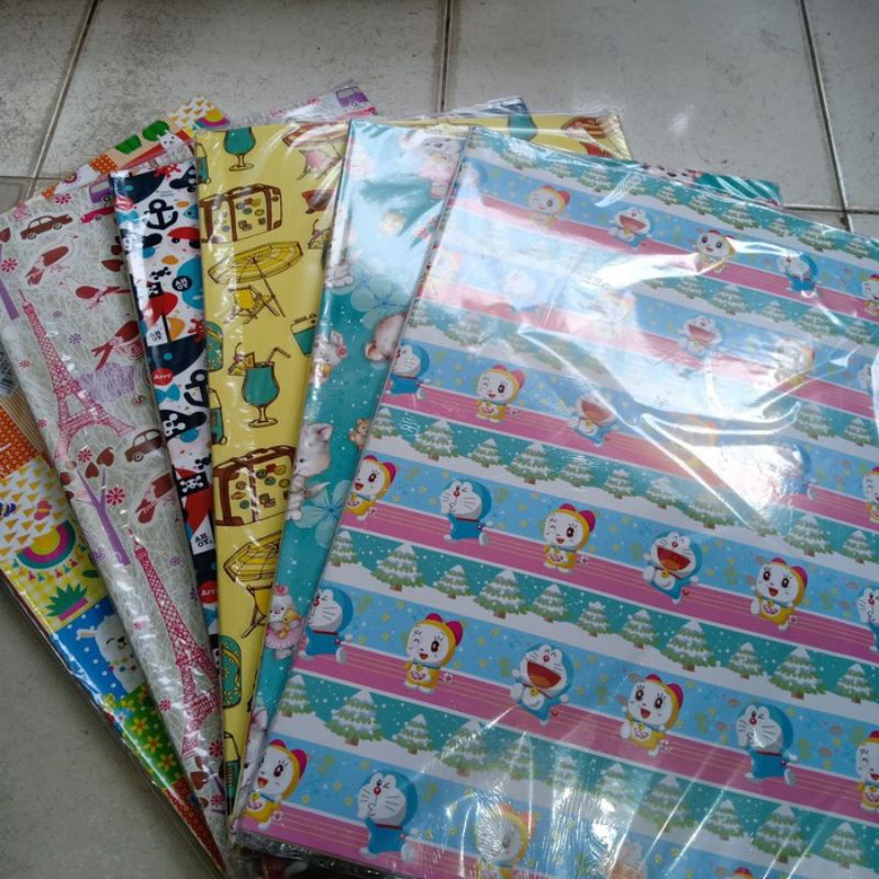 Jual Kertas Kado Kiky Motif Lembar Per Pack Shopee Indonesia