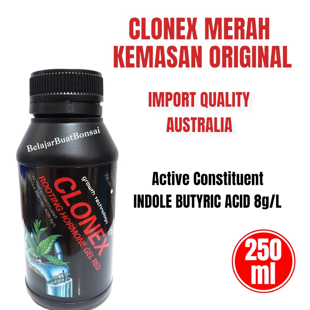 CLONEX ROOTING HORMONE GEL RED KEMASAN PABRIK 250ML