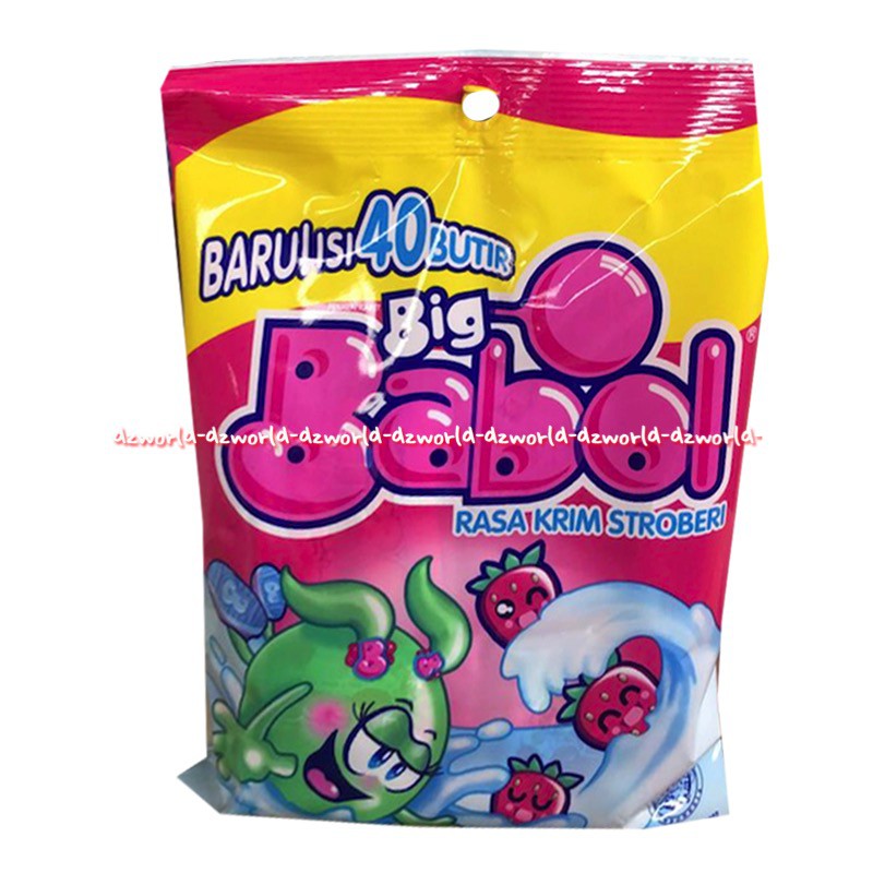 Big Babol Asteroid 108gr Bubble Gum Permen Karet Rasa Aneka Buah Bigbabol Babbol Bubel Gum