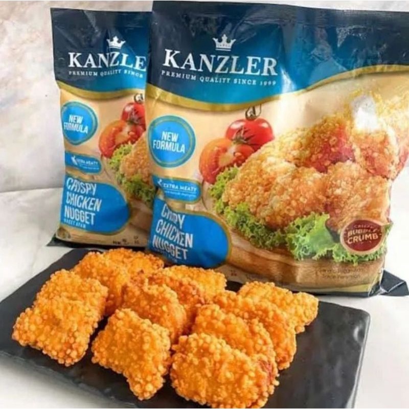 

Kanzler Crispy Chicken Nugget / Extra Crispy Bubble Crumb / Berat 450 gr