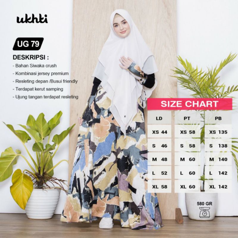 Baju Gamis merk Ukhti UG 79