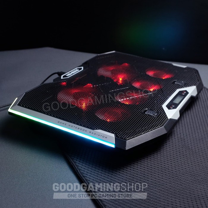 Cooling Pad NYK Nemesis KingFisher X5 - NYK KingFisher X5 RGB LED