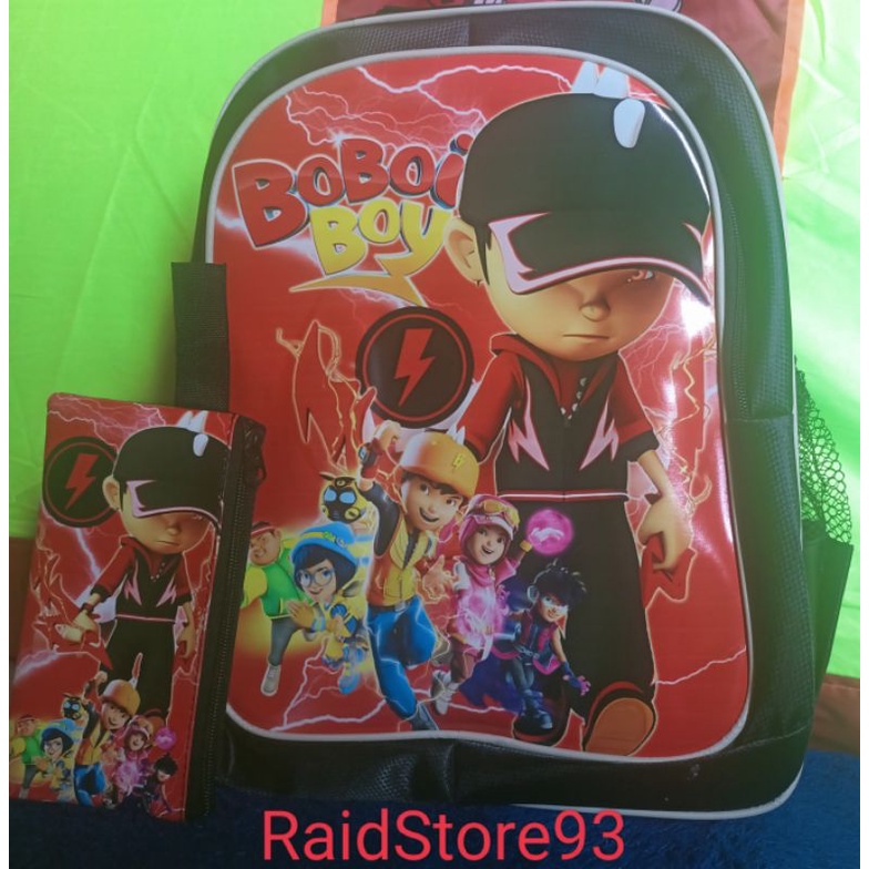 RaidStore93_Tas Ransel anak Laki-laki Paud/TK terbaru boboiboy dan Squidgame