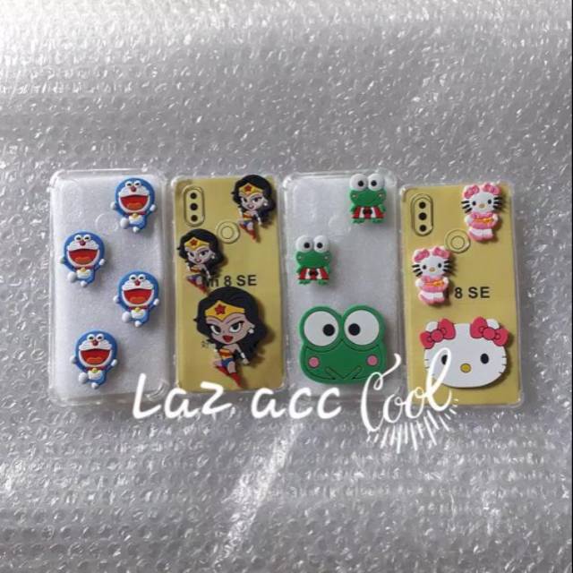 Case xiaomi mi8 SE anticrack karakter softcase casing silikon