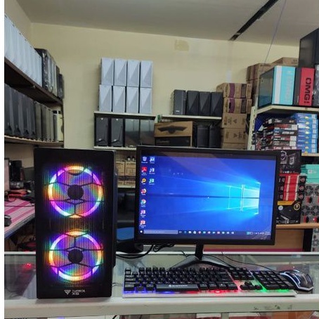 PC Gaming Editing  Core i5 Monitor 19Inch Fulset Vga 2gb Wifi Editing