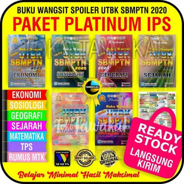 PAKET PLATINUM IPS SPOILER UTBK SBMPTN 2020 BUKU WANGSIT