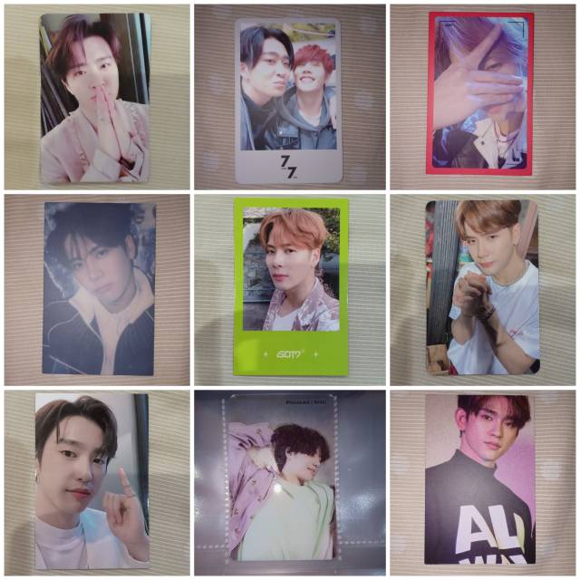 GOT7 PHOTOCARD OFFICIAL 7FOR7 LULLABY EOY PRESENT YOU&ME (MARK JACKSON YOUNGJAE YUGYEOM JINYOUNG)