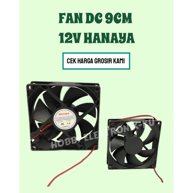 FAN DC 9CM HANAYA/ NIHON/ RAYDEN/ WINNER