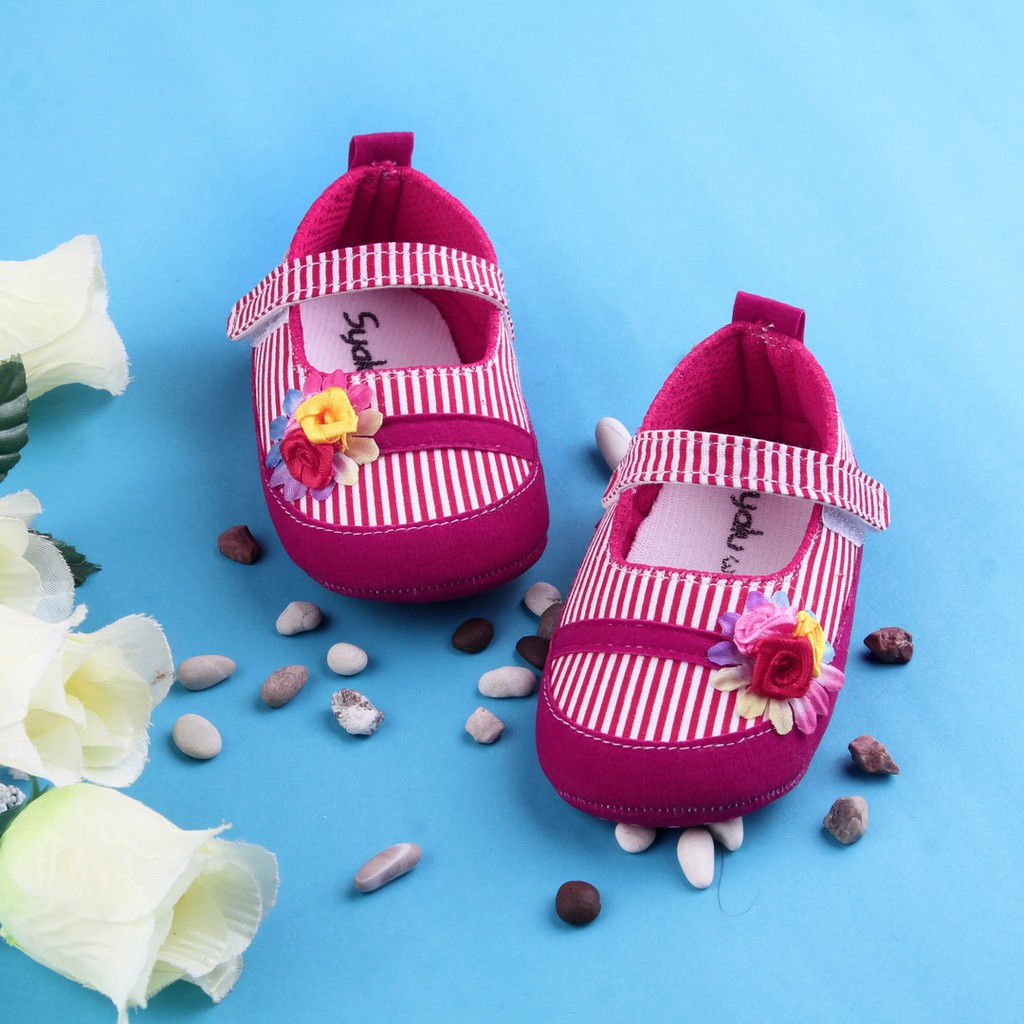 sepatu anak perempuan baru lahir ringan alas kain PWCW FANTA