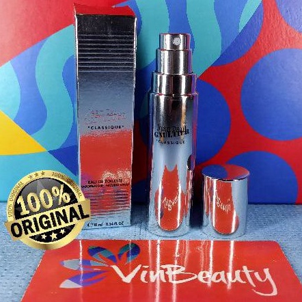 TraveL Spray Parfum OriginaL Jean Paul Gaultier Classique EDT 10 ml For Women Murah