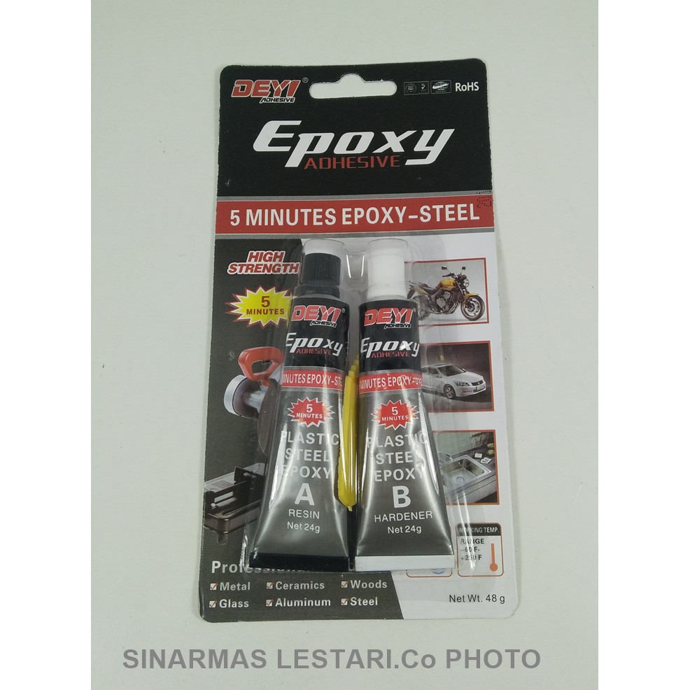 

Lem kawin - Lem Campur EPOXY 5 Menit DEYI 48gram