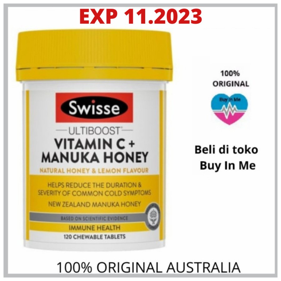 Swisse Ultiboost Vitamin C + Manuka Honey 120 Tablets - VITAMIN C