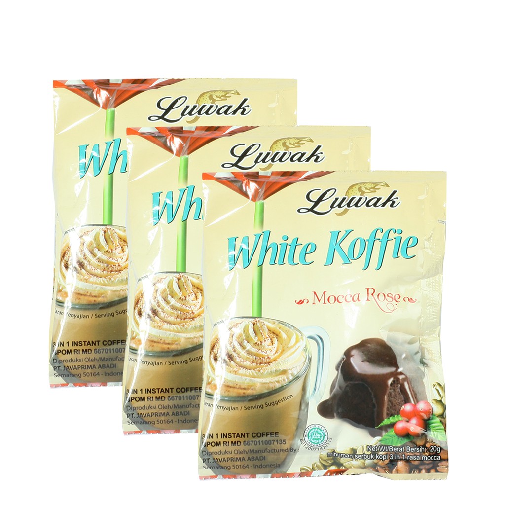 

Luwak White Koffie Mocca Rose Per 10 Pcs