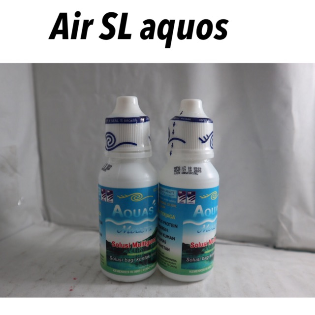 [ 60 ml ] air pembersih softlens aquos 60 ml / cairan pembersih softlens aquas