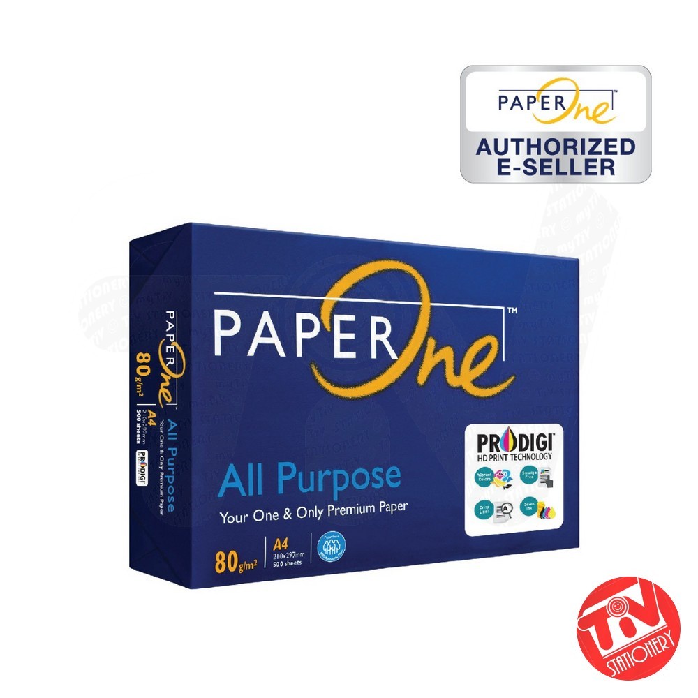 

Kertas HVS PaperOne A4 80 gsm (1 rim = 500 sheets)
