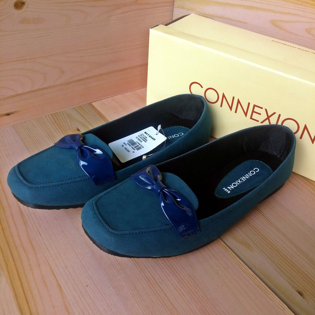 CONNEXION 6484NV Sepatu Kerja Flat Navy Wanita Casual Formal Original Matahari
