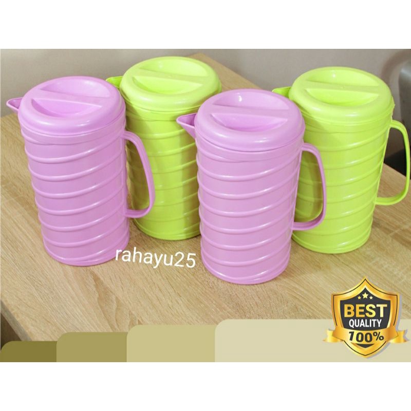 TEKO PLASTIK 1.5 LITER TEKO ULIR JUMBO TEMPAT BOTOL AIR MINUM TEKO AIR