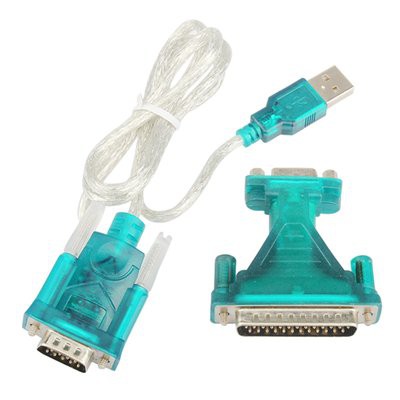 Kabel USB Serial RS232 DB9 combo DB25 Male Konverter USB to Serial