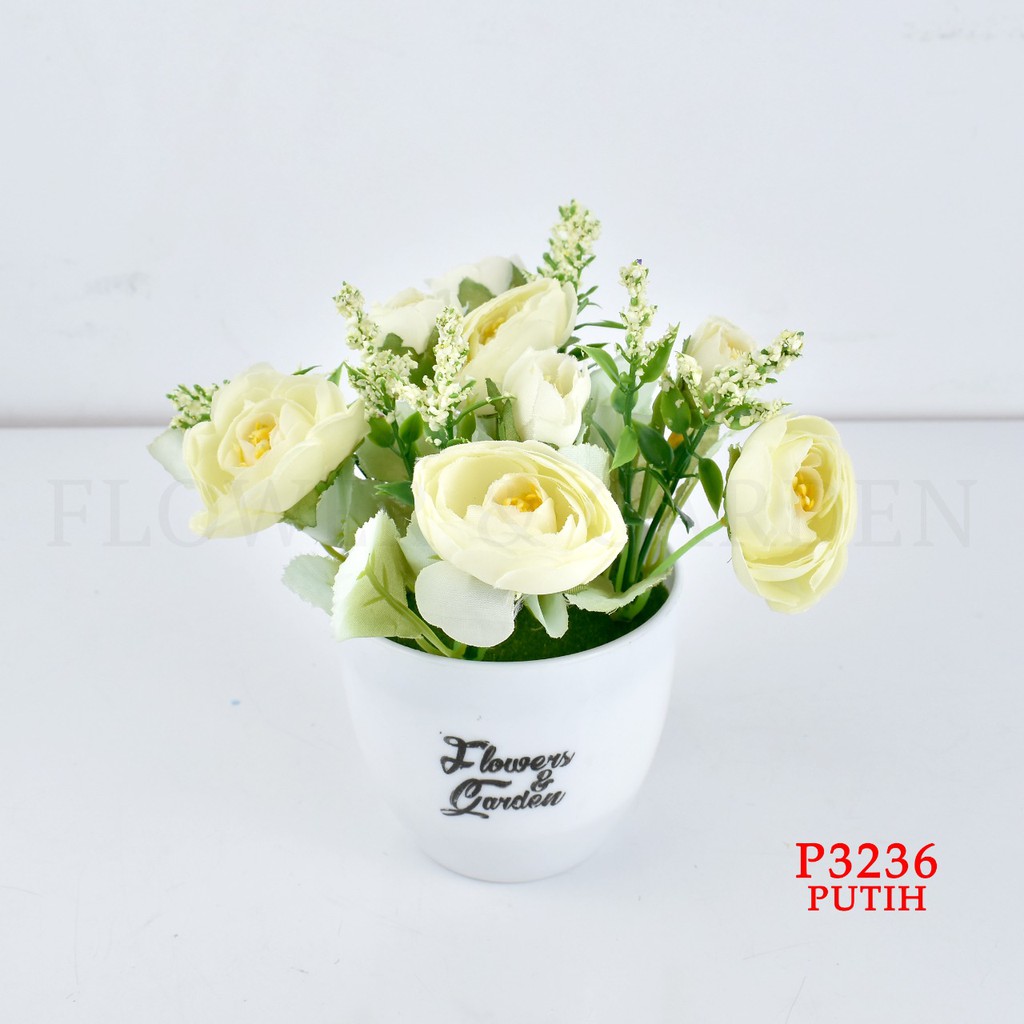 TIB P3236 TANAMAN BUNGA HIAS POT TANAMAN HIAS DEKORASI RUMAH DAN BUNGA PLASTIK-5
