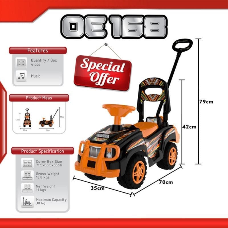 MAINAN ANAK YOTTA OE 168 MOBIL DORONG ANAK