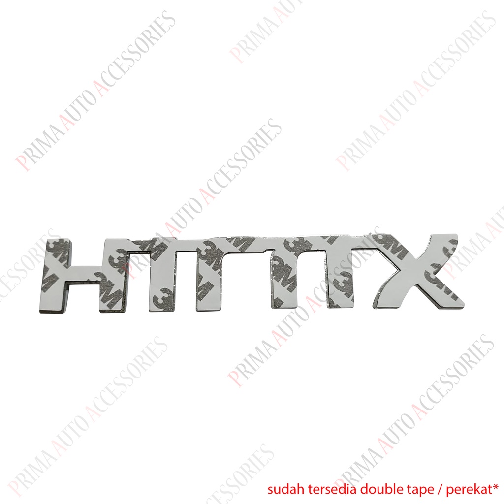 Emblem Mobil tulisan HILUX Lama Chrome (18,7 cm)