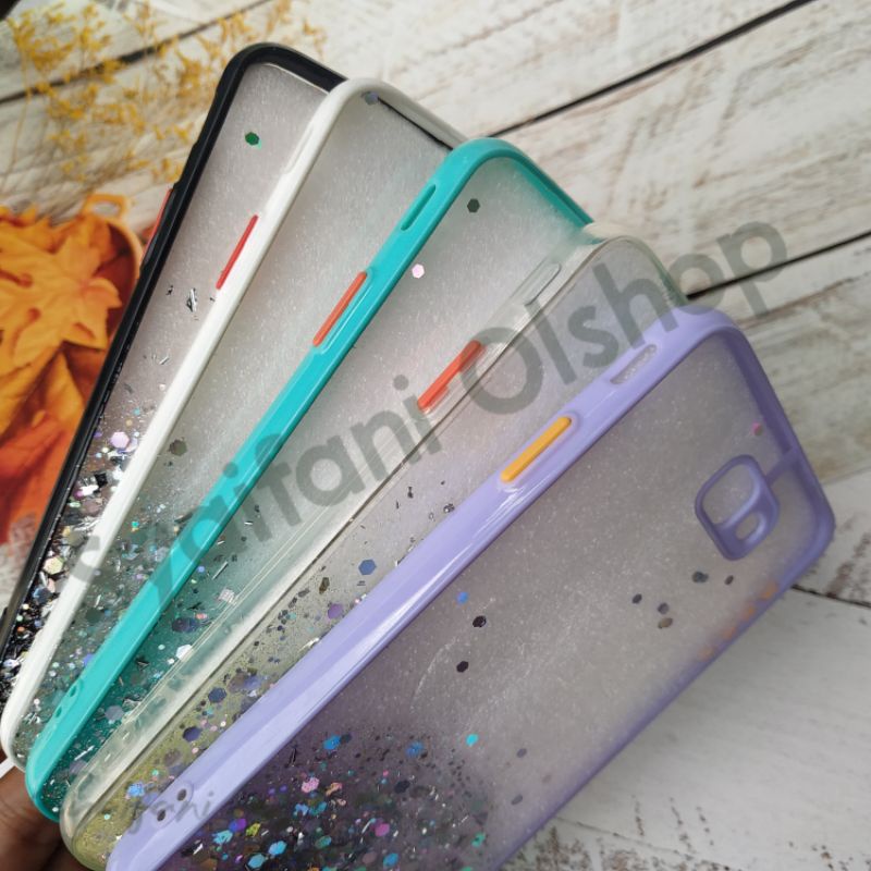 Case Glitter Samsung J7 Prime ( SM-G610F, SM-G610Y, SM-G610M, SM-G610 ) Softcase Glitter Blink