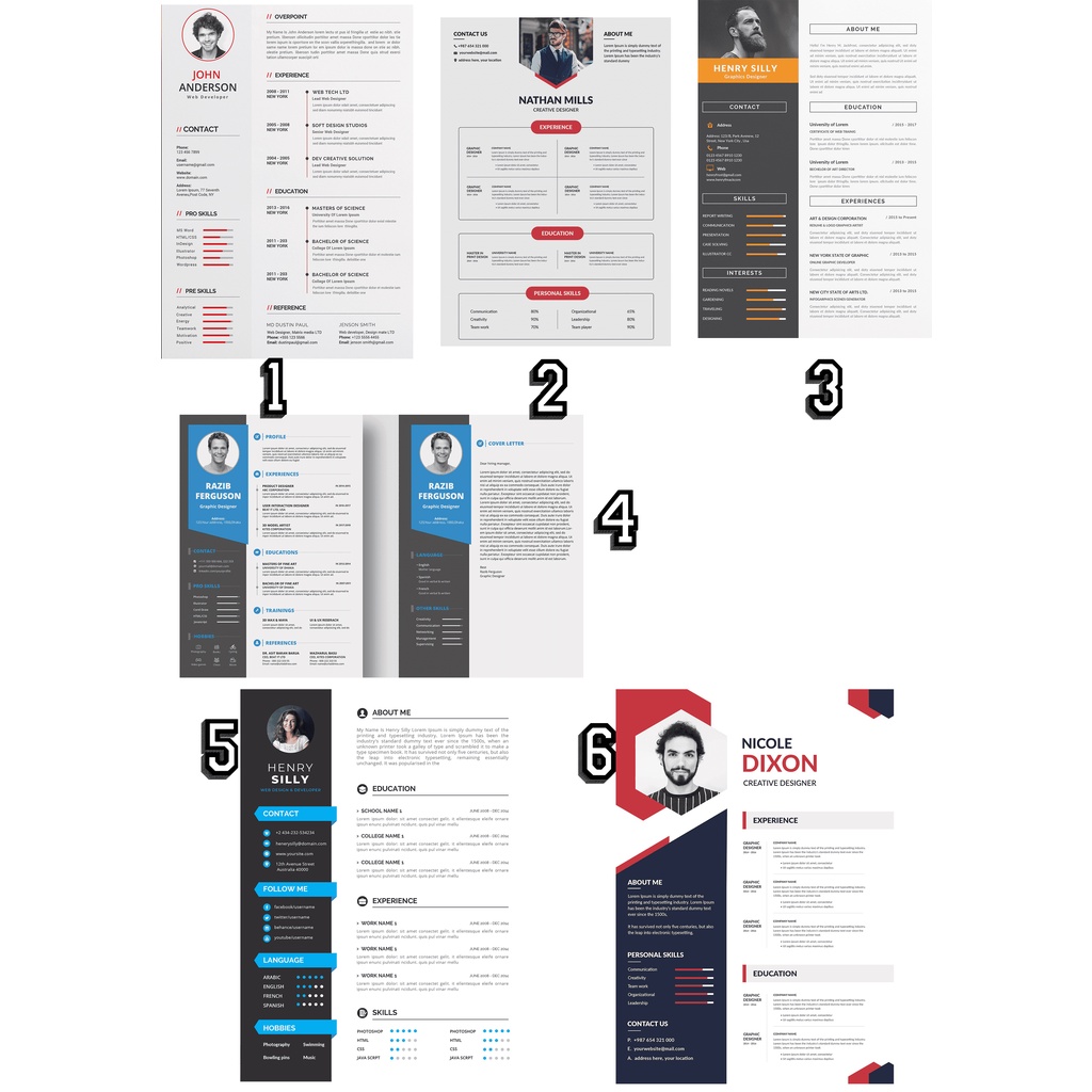 

Template Design CV (Curiculume Vitae) Yang Menarik dan Tetap Profesional