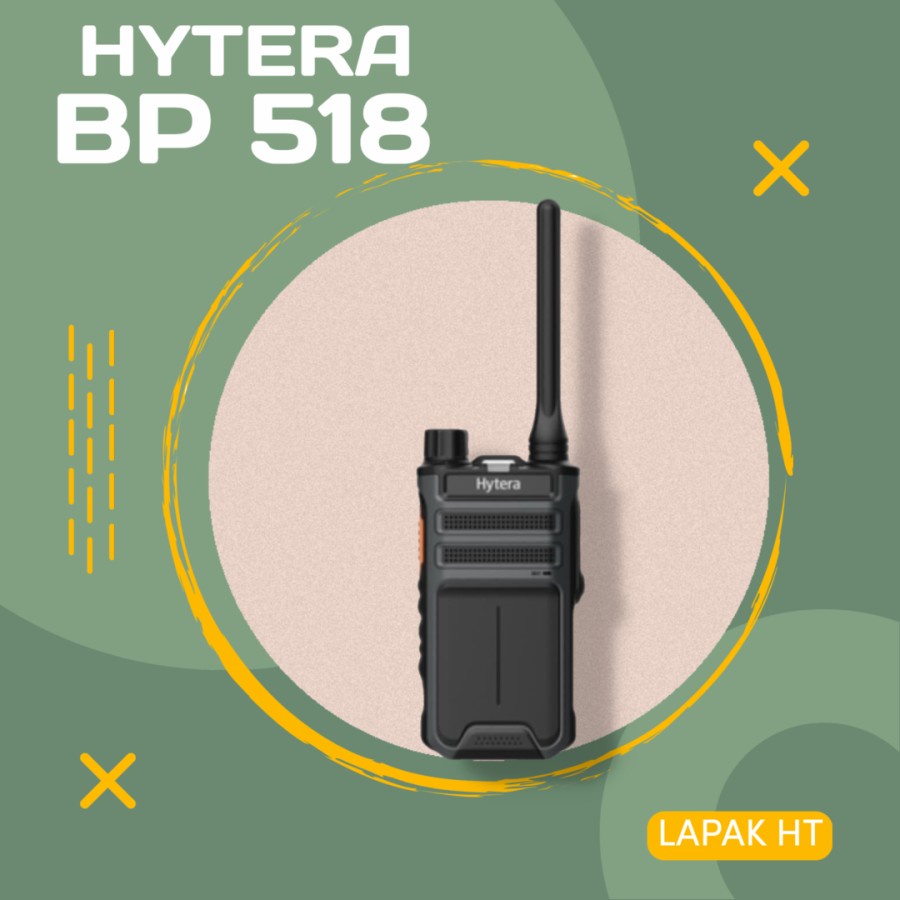 HT Hytera BP 518 HT Digital Analog VHF HYT BP518