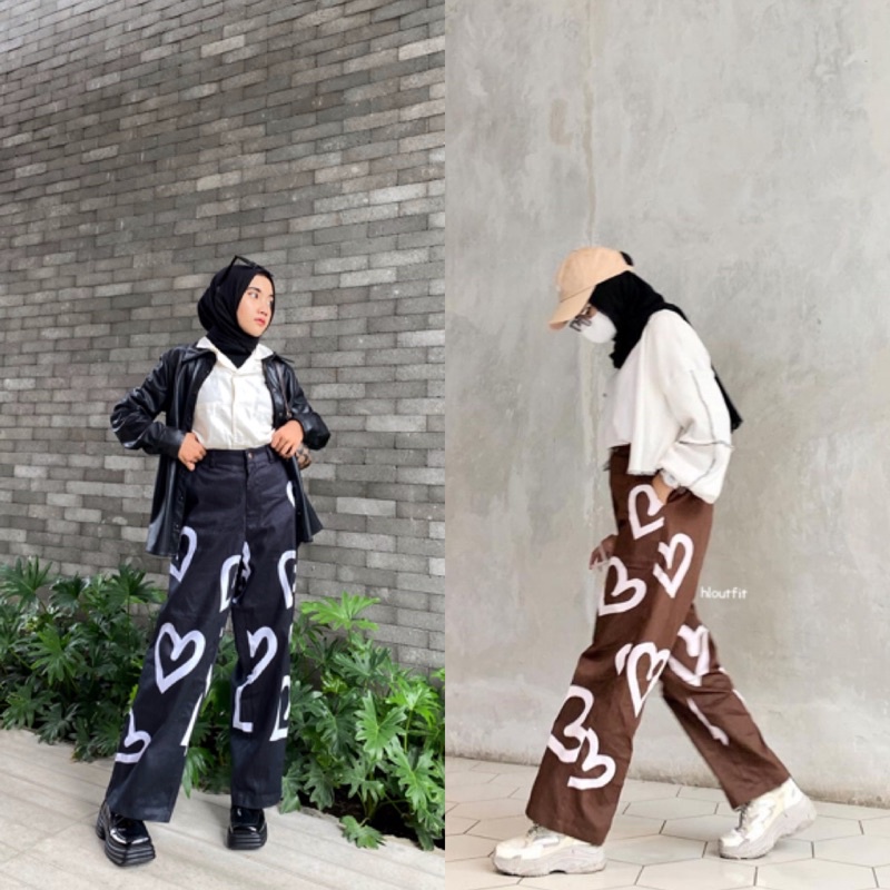 HL ARIMBI HEART PANTS (REALPICT)