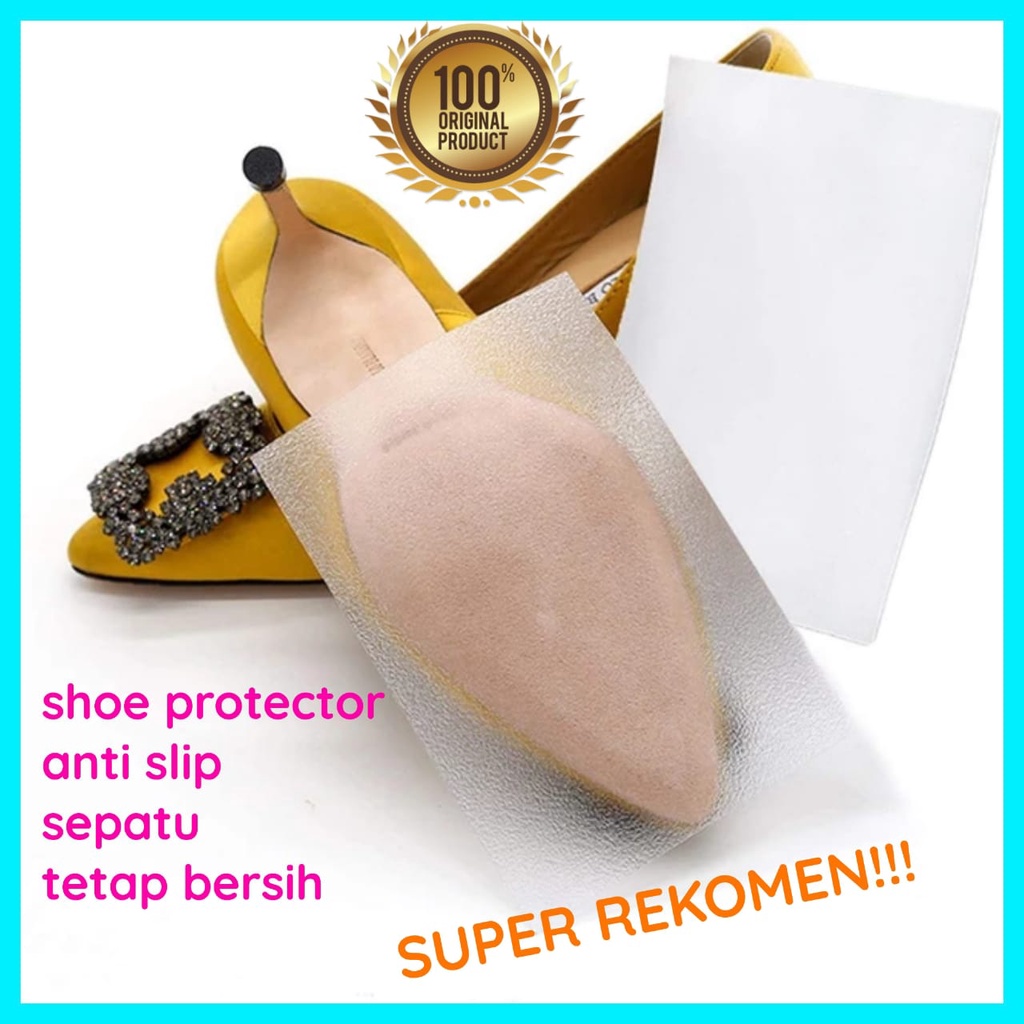 INSOLE ANTI LICIN HARD GLAZE SHOE PROTECTOR PREMIUM PELINDUNG ALAS SEPATU TRANSPARAN