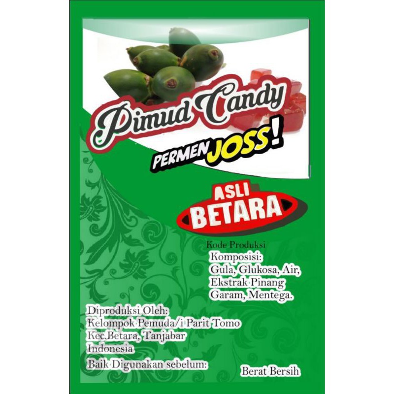 

PERMEN PINANG BETARA/PINANG BETARA/KUALITAS TERBAIK