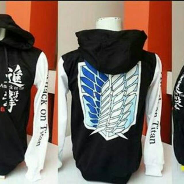 Jaket Attack On Titan Baseball hoodie