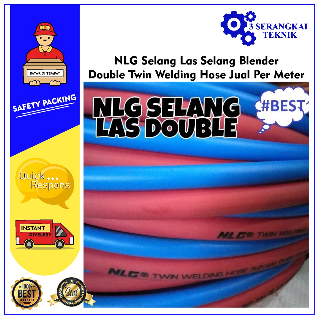 NLG Selang Las Selang Blender Double Twin Welding Hose Jual Per Meter