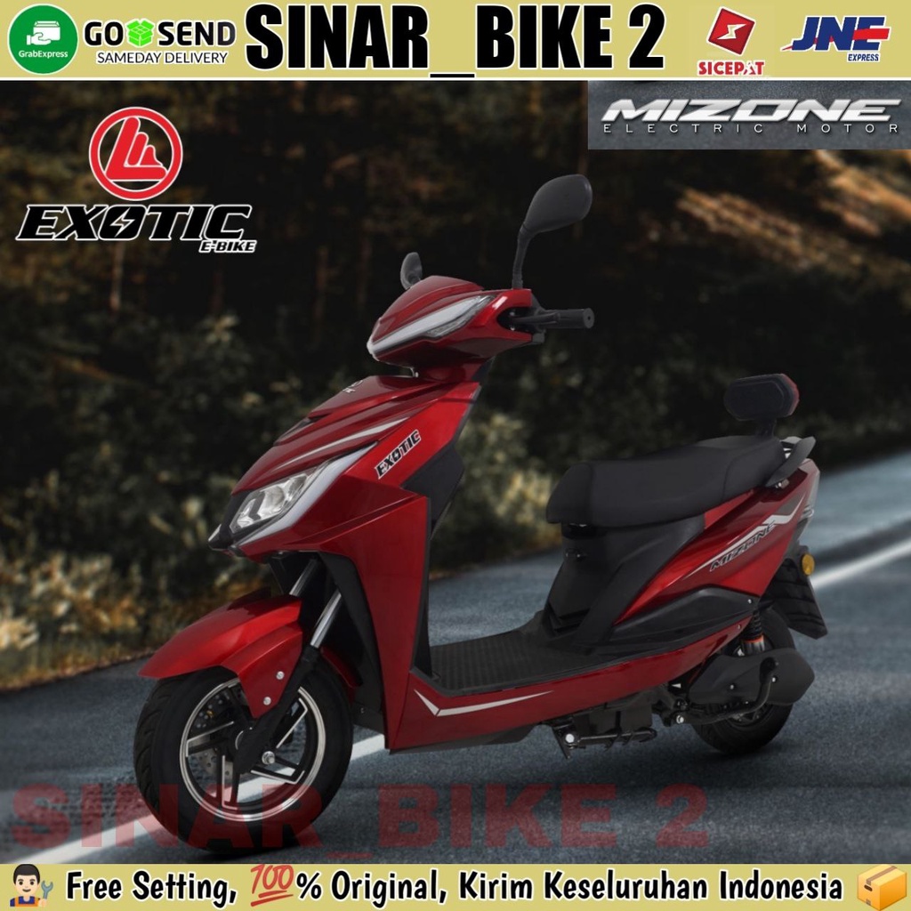 Sepeda Motor Listrik EXOTIC MIZONE Electric E Bike 1000 Watt