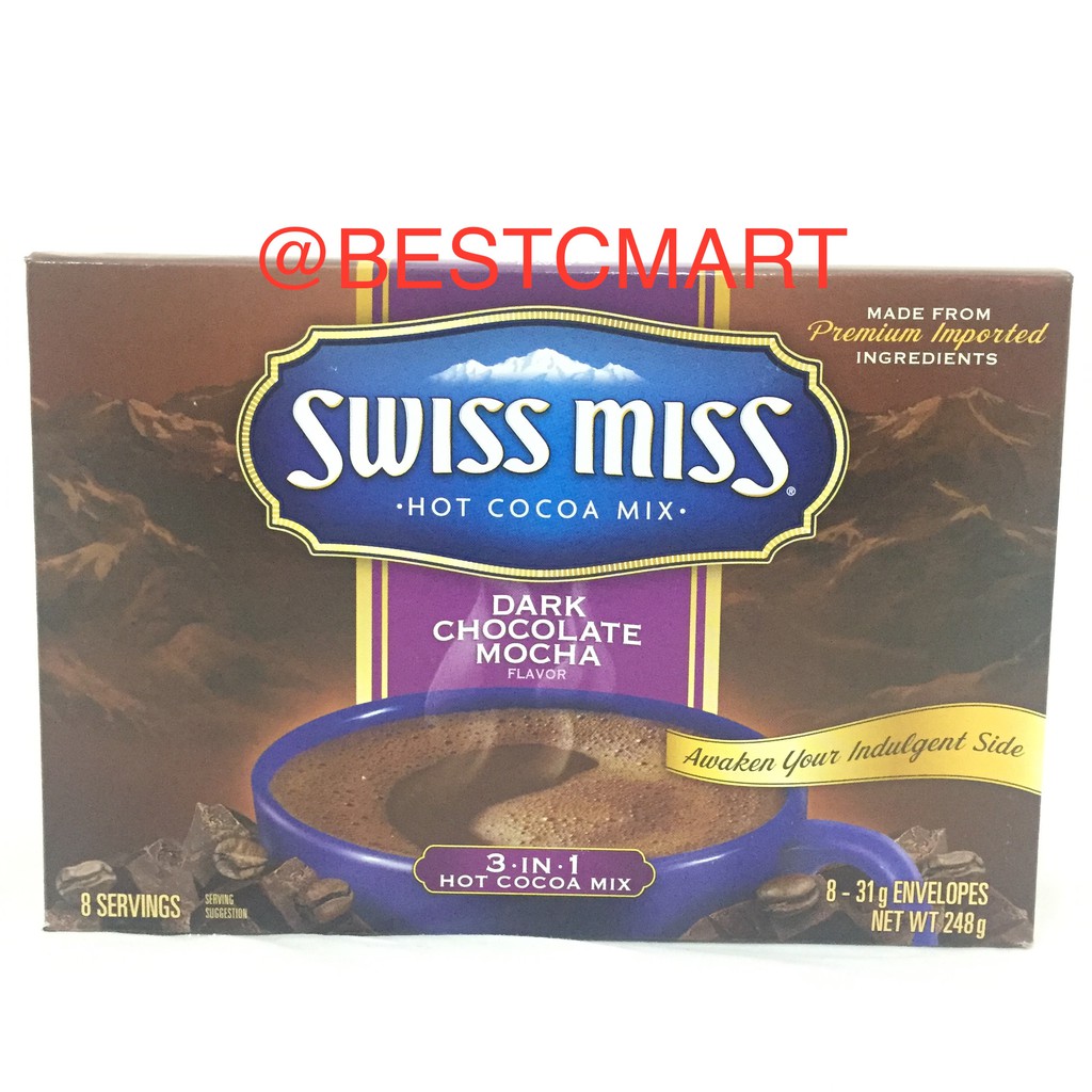 

SWISS MISS DARK CHOCOLATE MOCHA HOT COCOA MIX 3IN1 248GR